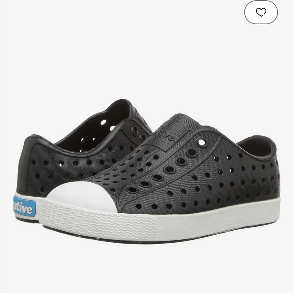 Native Black and White Sneakers Comfortable Casual Footwear